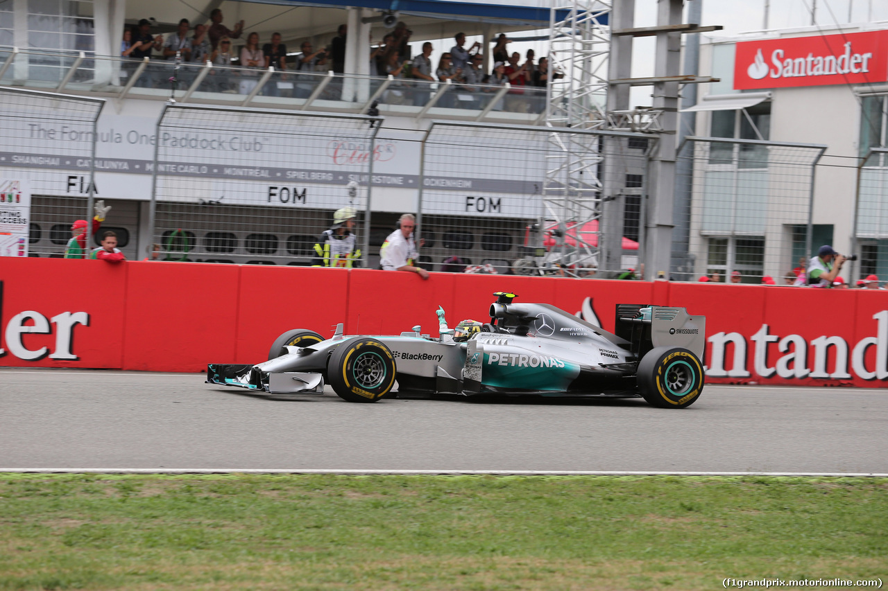 GP GERMANIA, 20.07.2014- Gara, Nico Rosberg (GER) Mercedes AMG F1 W05
