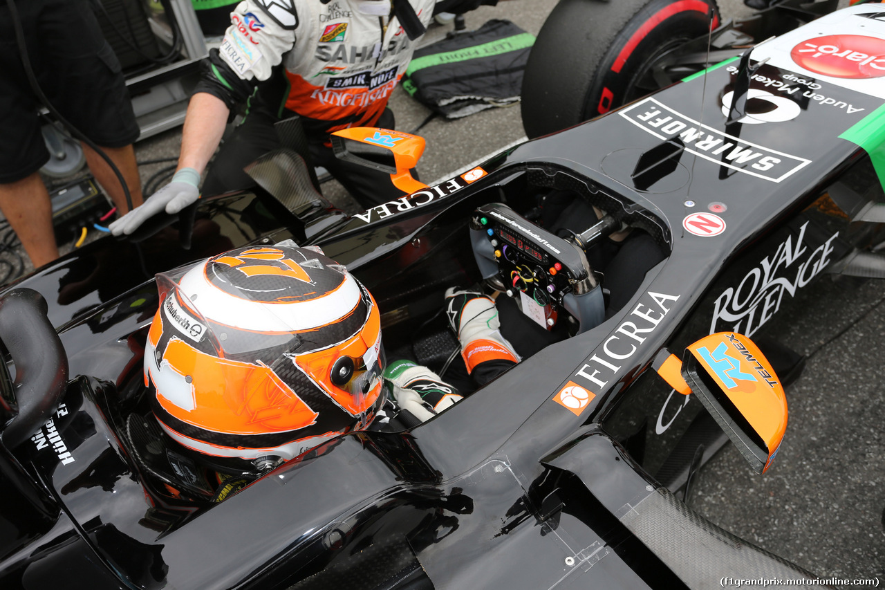 GP GERMANIA, 20.07.2014- Gara, Nico Hulkenberg (GER) Sahara Force India VJM07