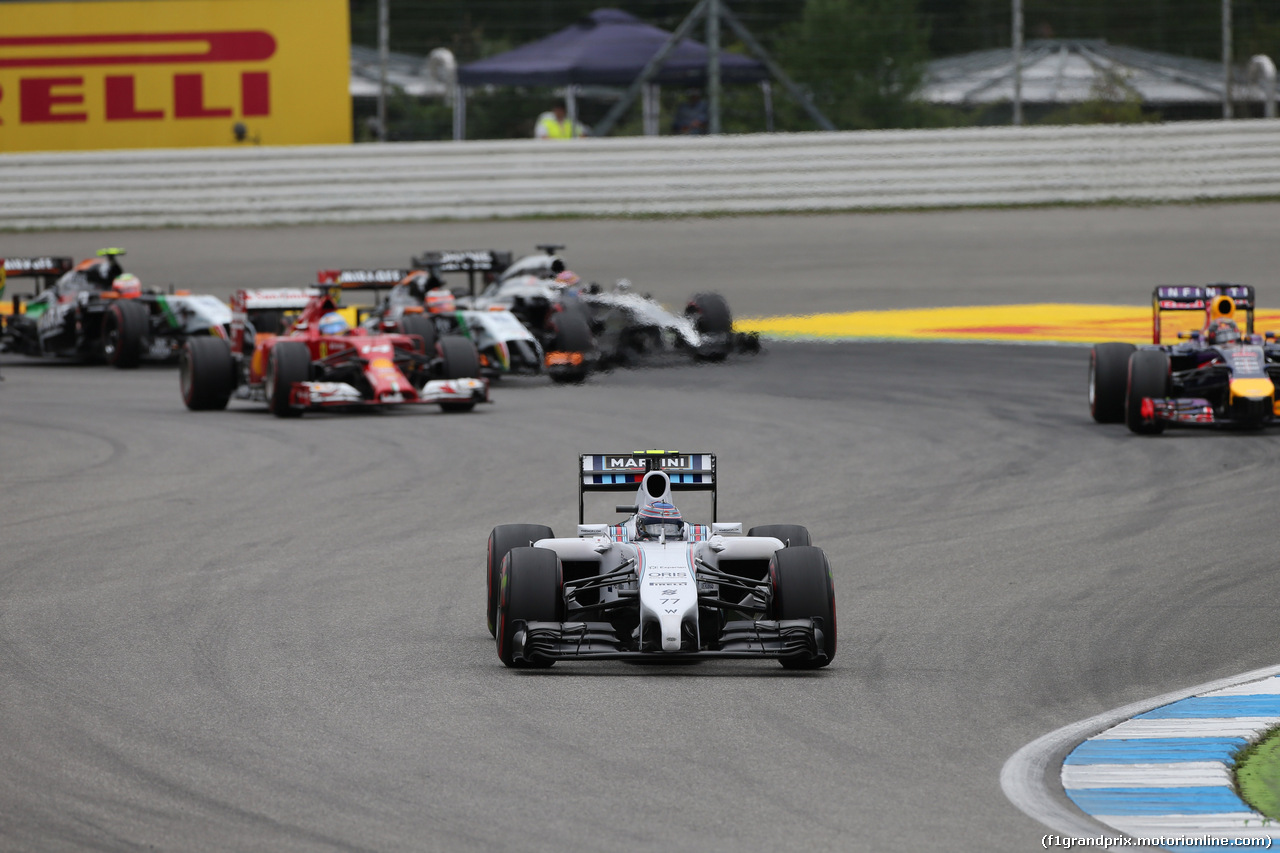 GP GERMANIA, 20.07.2014- Gara, Valtteri Bottas (FIN) Williams F1 Team FW36