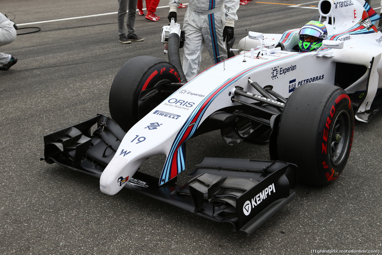 GP GERMANIA, 20.07.2014- Gara, Felipe Massa (BRA) Williams F1 Team FW36