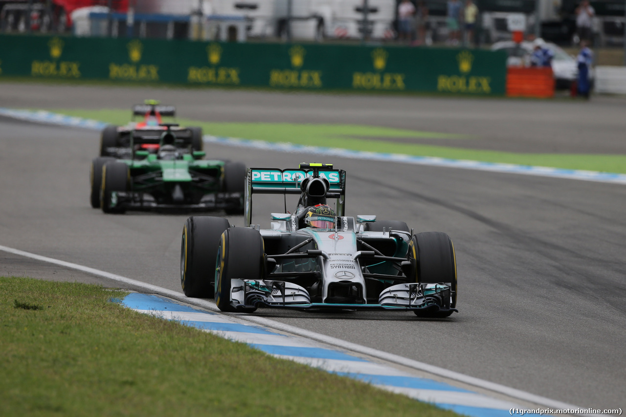 GP GERMANIA, 20.07.2014- Gara, Nico Rosberg (GER) Mercedes AMG F1 W05
