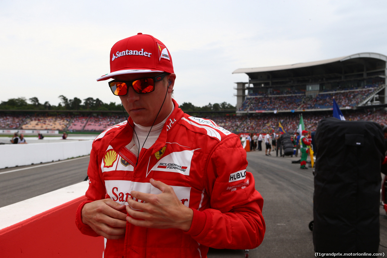 GP GERMANIA, 20.07.2014- Gara, Kimi Raikkonen (FIN) Ferrari F14T