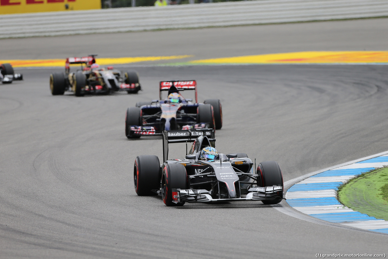 GP GERMANIA, 20.07.2014- Gara, Adrian Sutil (GER) Sauber F1 Team C33