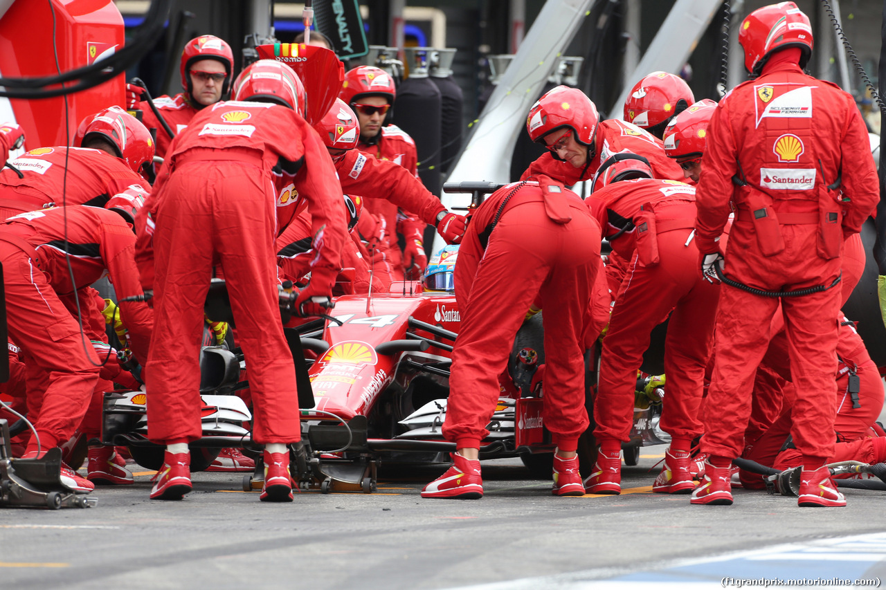 GP GERMANIA, 20.07.2014- Gara, Fernando Alonso (ESP) Ferrari F14T