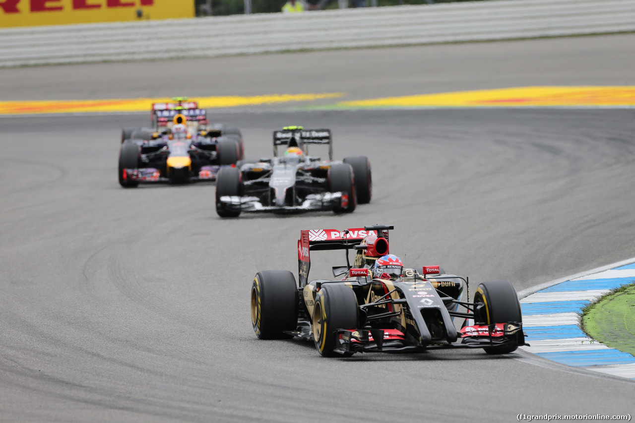 GP GERMANIA, 20.07.2014- Gara, Romain Grosjean (FRA) Lotus F1 Team E22