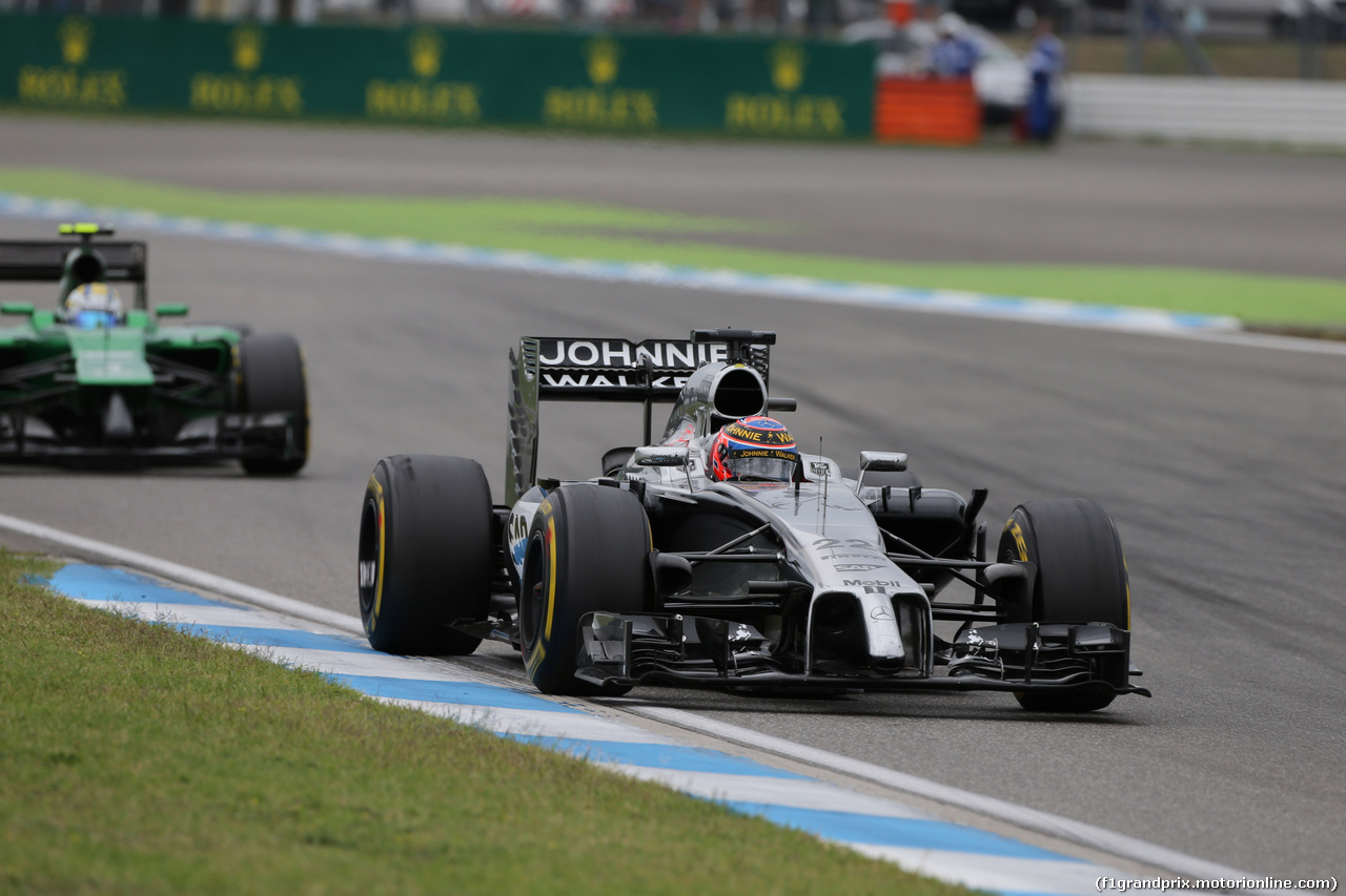 GP GERMANIA, 20.07.2014- Gara, Jenson Button (GBR) McLaren Mercedes MP4-29