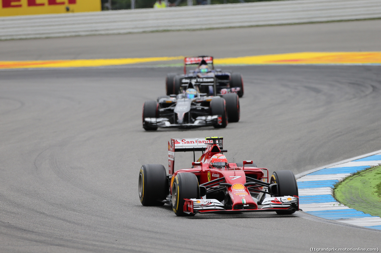 GP GERMANIA, 20.07.2014- Gara, Kimi Raikkonen (FIN) Ferrari F14T