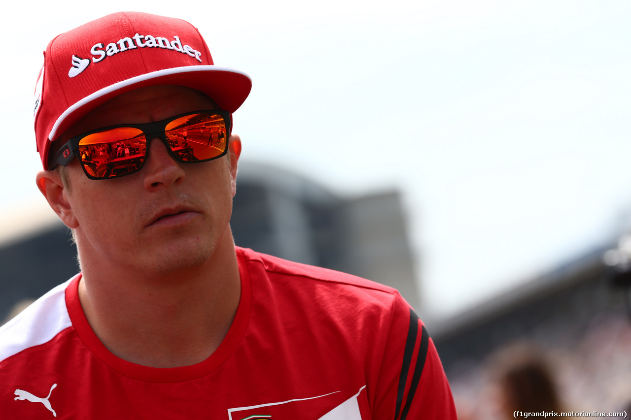 GP GERMANIA, 20.07.2014- Gara, Kimi Raikkonen (FIN) Ferrari F14T