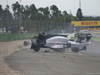 GP GERMANIA, 20.07.2014- Gara, the Felipe Massa (BRA) Williams F1 Team FW36 crash at the partenza