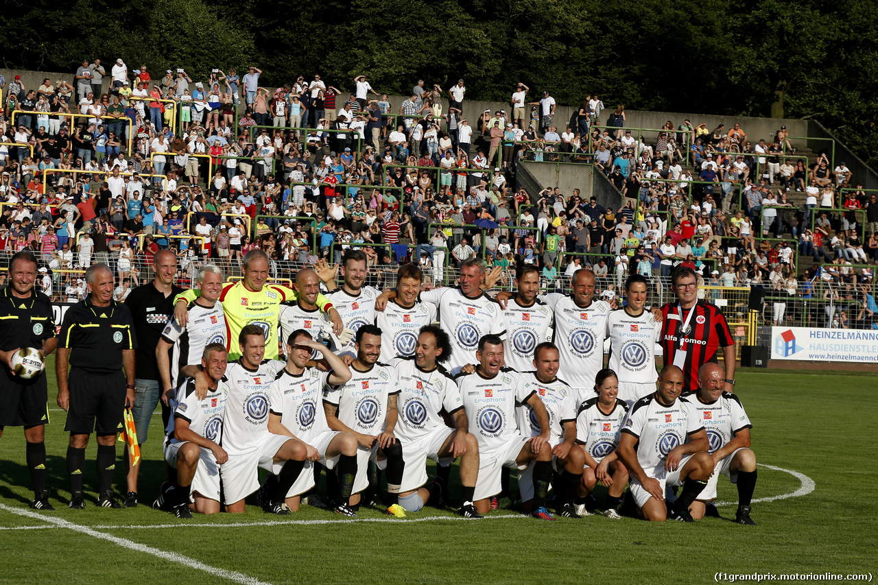 GP GERMANIA, biggAllStars Team, Kick f¸r Kinder at Hanau. 
16.07.2014. Formula 1 World Championship, Rd 10, German Grand Prix, Hockenheim, Germany, Wednesday Soccer.