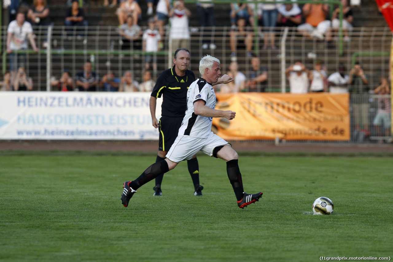 GP GERMANIA, Guido Cantz (GER) Entertainer, Kick f¸r Kinder at Hanau. 
16.07.2014. Formula 1 World Championship, Rd 10, German Grand Prix, Hockenheim, Germany, Wednesday Soccer.