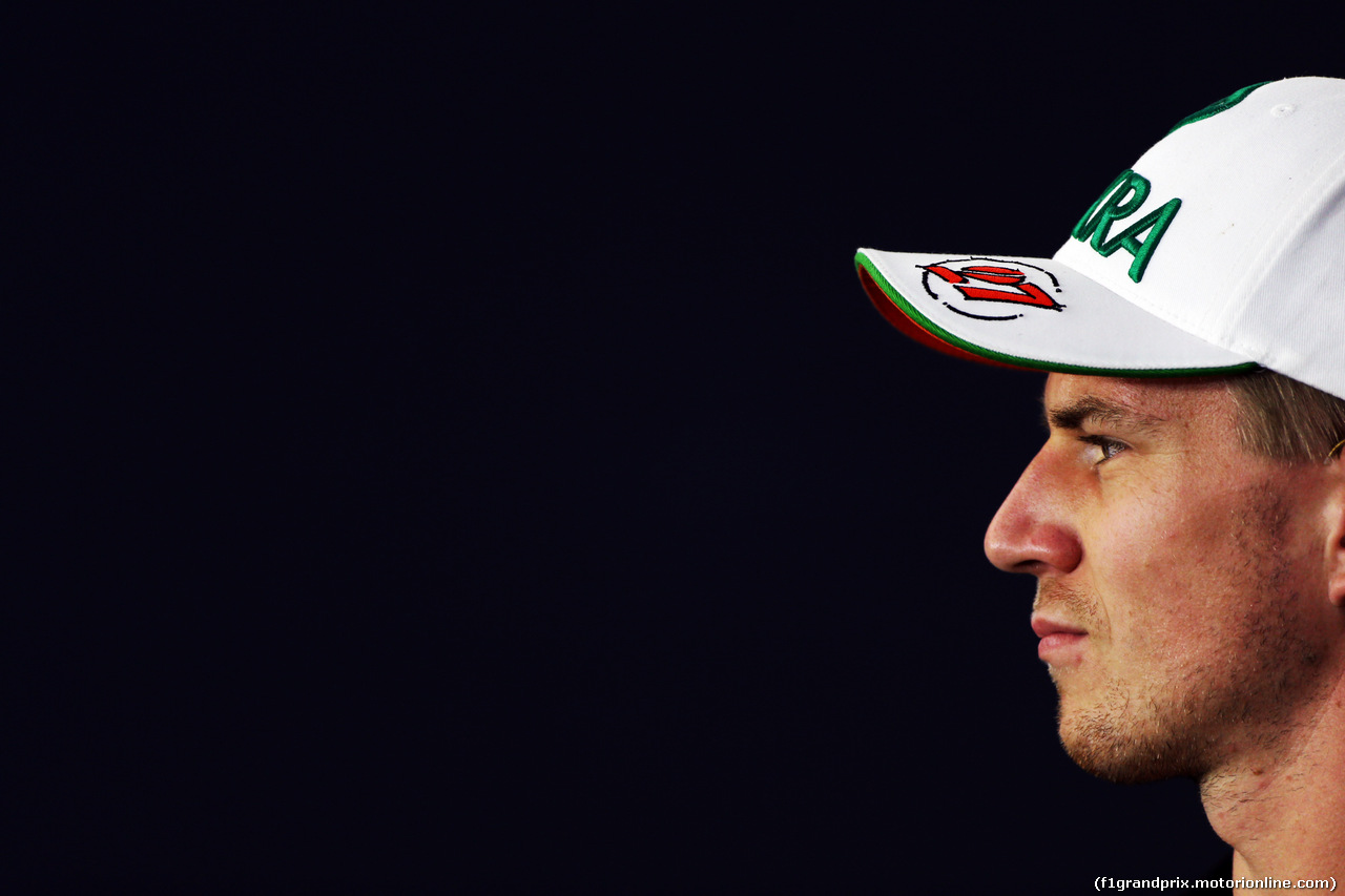 GP GERMANIA, Nico Hulkenberg (GER) Sahara Force India F1 in the FIA Press Conference.
17.07.2014. Formula 1 World Championship, Rd 10, German Grand Prix, Hockenheim, Germany, Preparation Day.