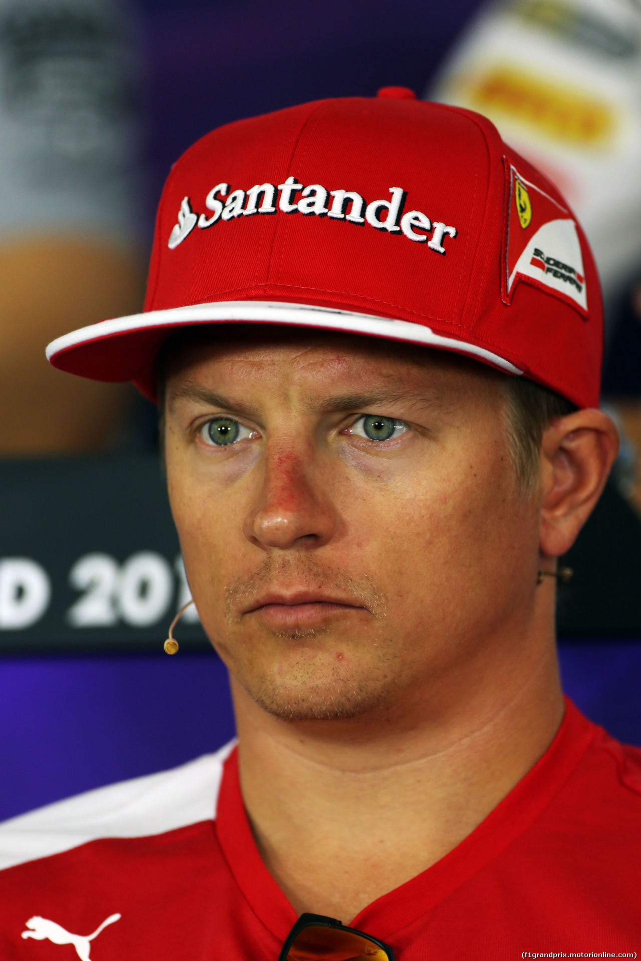 GP GERMANIA, Kimi Raikkonen (FIN) Ferrari in the FIA Press Conference.
17.07.2014. Formula 1 World Championship, Rd 10, German Grand Prix, Hockenheim, Germany, Preparation Day.