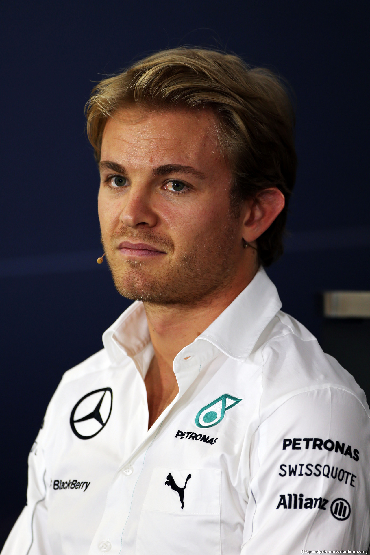 GP GERMANIA, Nico Rosberg (GER) Mercedes AMG F1 in the FIA Press Conference.
17.07.2014. Formula 1 World Championship, Rd 10, German Grand Prix, Hockenheim, Germany, Preparation Day.