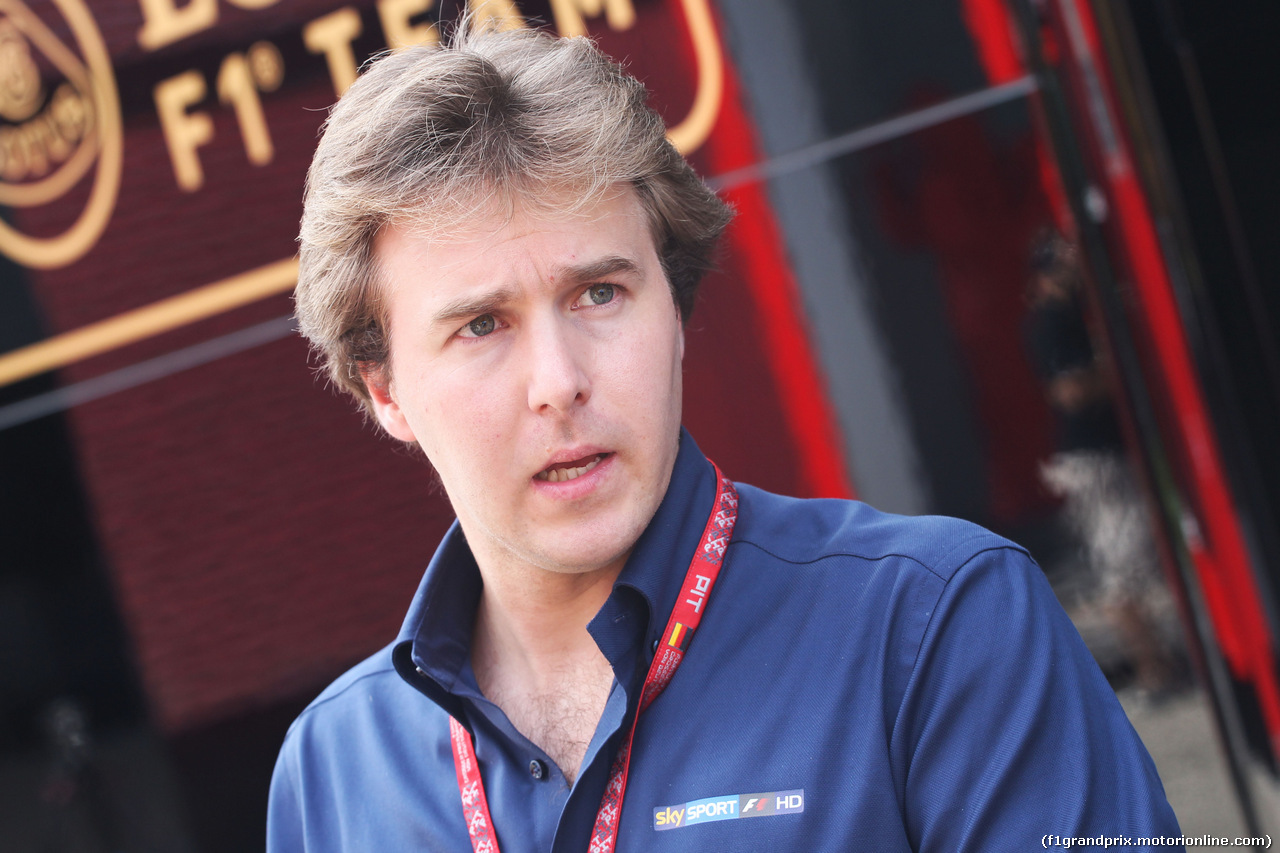 GP GERMANIA, Davide Valsecchi (ITA) Sky Sports F1 Presenter.
17.07.2014. Formula 1 World Championship, Rd 10, German Grand Prix, Hockenheim, Germany, Preparation Day.