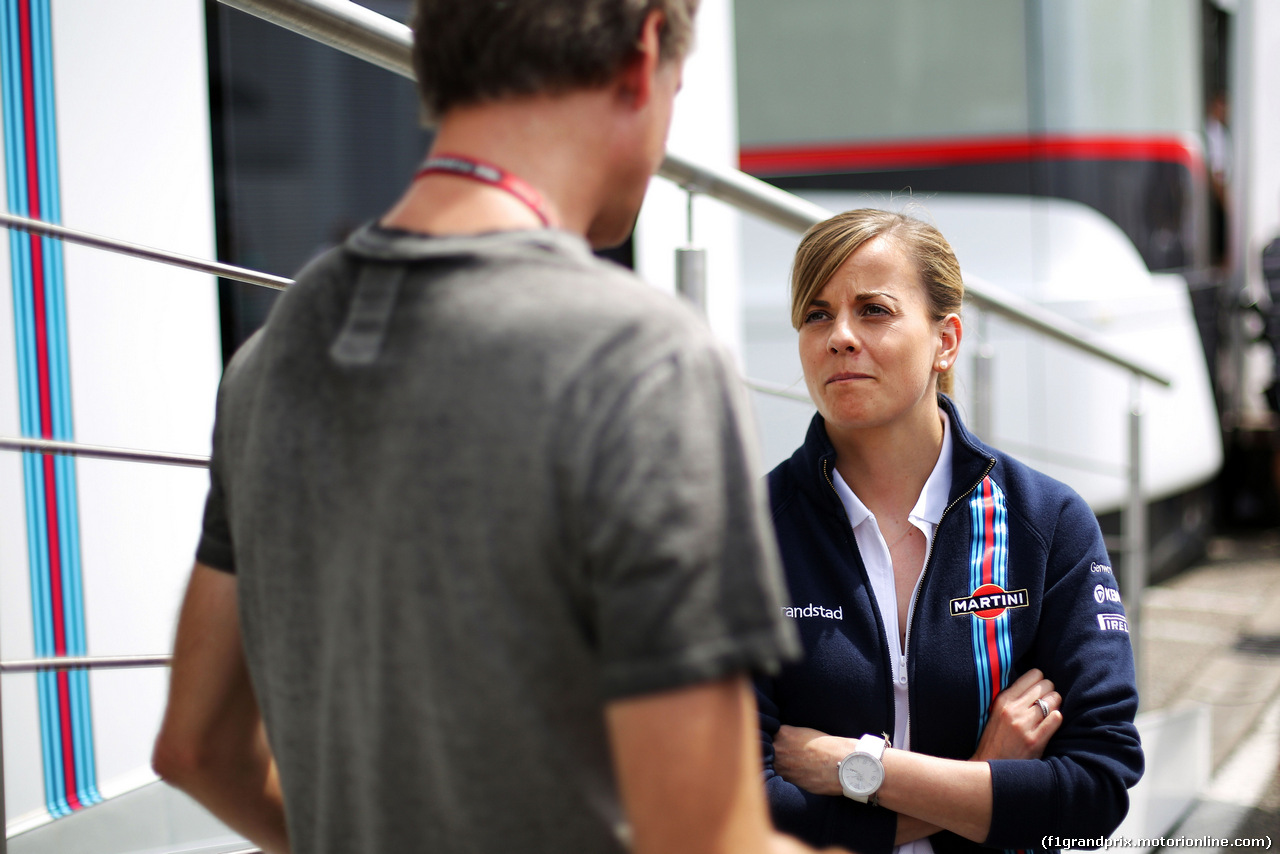 GP GERMANIA, Susie Wolff (GBR) Williams Development Driver.
17.07.2014. Formula 1 World Championship, Rd 10, German Grand Prix, Hockenheim, Germany, Preparation Day.