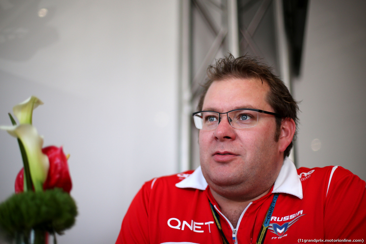 GP GERMANIA, Dave Greenwood (GBR), Marussia F1 Team
17.07.2014. Formula 1 World Championship, Rd 10, German Grand Prix, Hockenheim, Germany, Preparation Day.