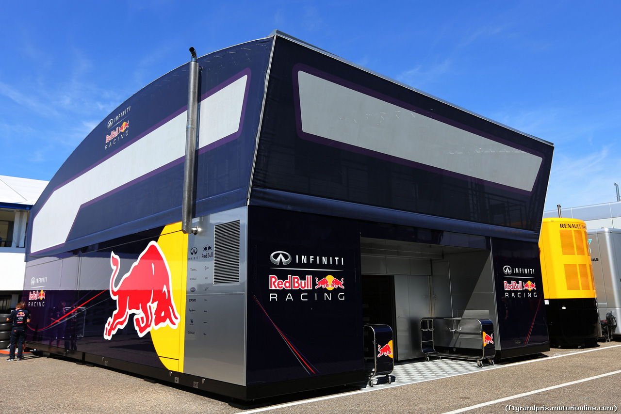 GP GERMANIA, Red Bull Racing 
17.07.2014. Formula 1 World Championship, Rd 10, German Grand Prix, Hockenheim, Germany, Preparation Day.