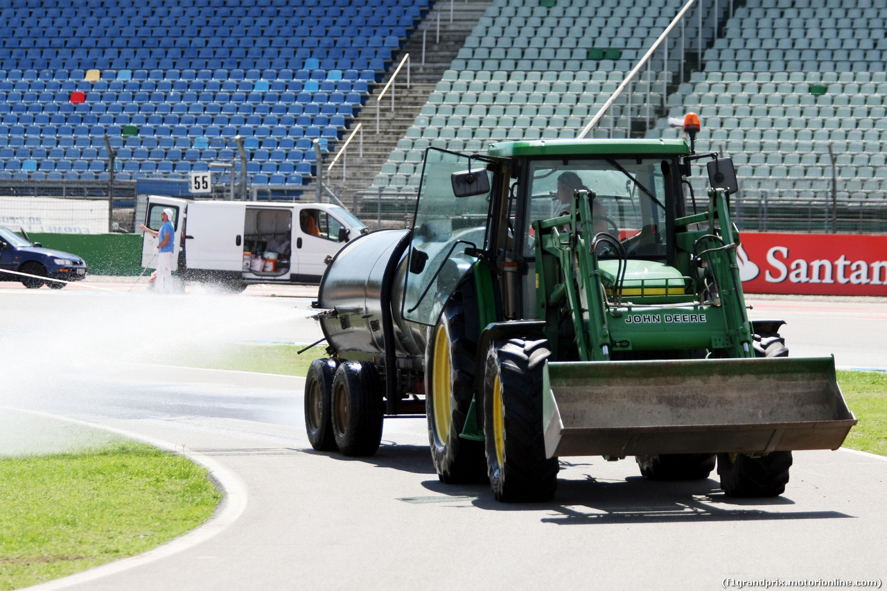 GP GERMANIA, Circuit preparations.
17.07.2014. Formula 1 World Championship, Rd 10, German Grand Prix, Hockenheim, Germany, Preparation Day.