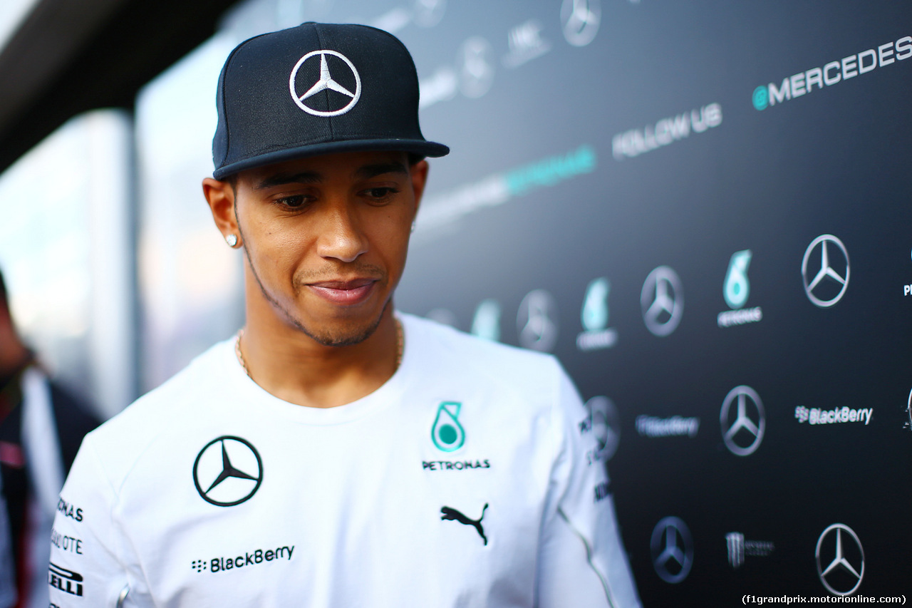 GP GERMANIA, Lewis Hamilton (GBR) Mercedes AMG F1.
17.07.2014. Formula 1 World Championship, Rd 10, German Grand Prix, Hockenheim, Germany, Preparation Day.