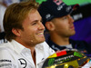 GP GERMANIA, (L to R): Nico Rosberg (GER) Mercedes AMG F1 e Sebastian Vettel (GER) Red Bull Racing in the FIA Press Conference.
17.07.2014. Formula 1 World Championship, Rd 10, German Grand Prix, Hockenheim, Germany, Preparation Day.