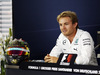 GP GERMANIA, Nico Rosberg (GER) Mercedes AMG F1 in the FIA Press Conference with his World Cup celebrating helmet.
17.07.2014. Formula 1 World Championship, Rd 10, German Grand Prix, Hockenheim, Germany, Preparation Day.