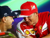 GP GERMANIA, (L to R): Sebastian Vettel (GER) Red Bull Racing e Kimi Raikkonen (FIN) Ferrari in the FIA Press Conference.
17.07.2014. Formula 1 World Championship, Rd 10, German Grand Prix, Hockenheim, Germany, Preparation Day.