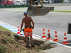 GP GERMANIA, Circuit preparations as part of it is dug up.
17.07.2014. Formula 1 World Championship, Rd 10, German Grand Prix, Hockenheim, Germany, Preparation Day.