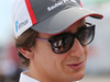 GP GERMANIA, Esteban Gutierrez (MEX) Sauber with the media.
17.07.2014. Formula 1 World Championship, Rd 10, German Grand Prix, Hockenheim, Germany, Preparation Day.