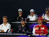 GP GERMANIA, The FIA Press Conference (From back row (L to R): Nico Hulkenberg (GER) Sahara Force India F1; Kevin Magnussen (DEN) McLaren; Adrian Sutil (GER) Sauber; Nico Rosberg (GER) Mercedes AMG F1; Sebastian Vettel (GER) Red Bull Racing; Kimi Raikkonen (FIN) Ferrari.
17.07.2014. Formula 1 World Championship, Rd 10, German Grand Prix, Hockenheim, Germany, Preparation Day.