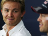 GP GERMANIA, (L to R): Nico Rosberg (GER) Mercedes AMG F1 e Sebastian Vettel (GER) Red Bull Racing in the FIA Press Conference.
17.07.2014. Formula 1 World Championship, Rd 10, German Grand Prix, Hockenheim, Germany, Preparation Day.