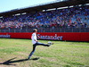 GP GERMANIA, Nico Rosberg (GER) Mercedes AMG F1 plays football on the partenza/finish straight.
17.07.2014. Formula 1 World Championship, Rd 10, German Grand Prix, Hockenheim, Germany, Preparation Day.