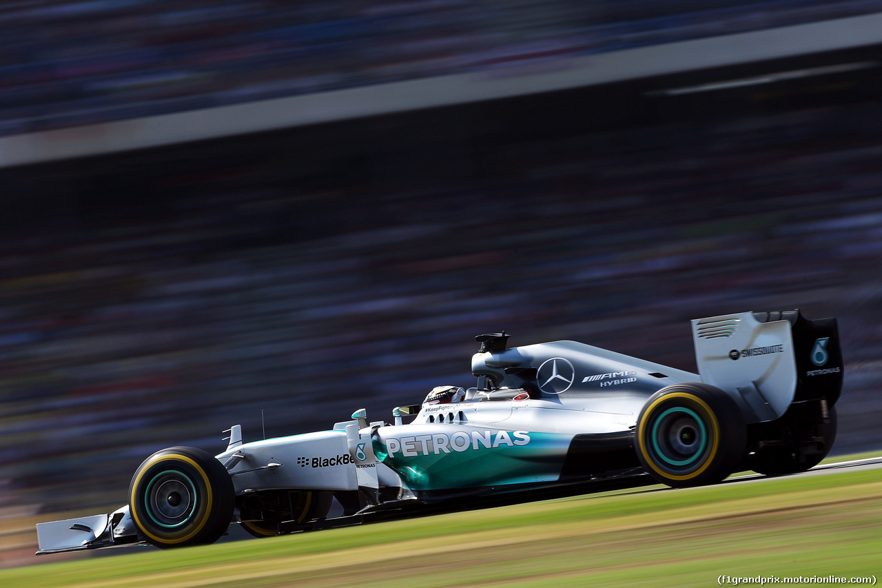 GP GERMANIA, Lewis Hamilton (GBR) Mercedes AMG F1 W05.
19.07.2014. Formula 1 World Championship, Rd 10, German Grand Prix, Hockenheim, Germany, Qualifiche Day.