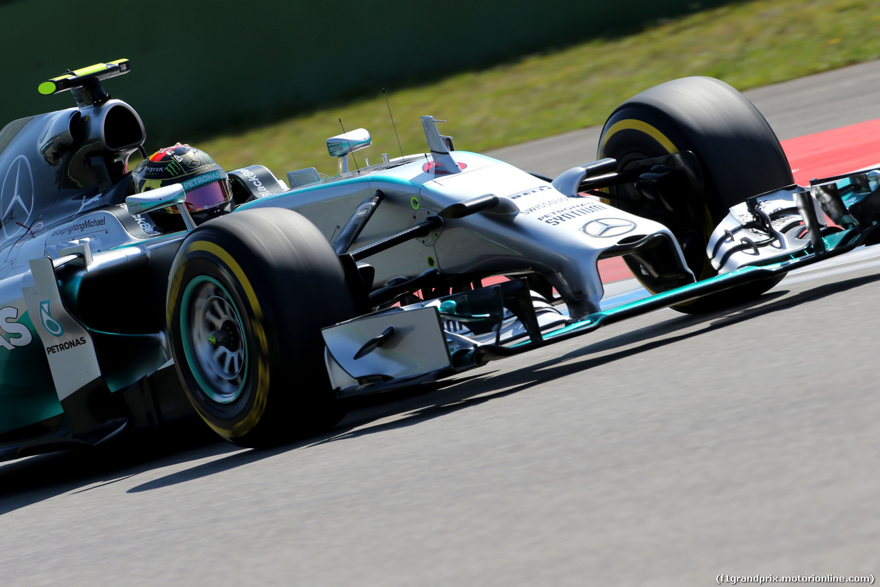 GP GERMANIA, Nico Rosberg (GER), Mercedes AMG F1 Team 
19.07.2014. Formula 1 World Championship, Rd 10, German Grand Prix, Hockenheim, Germany, Qualifiche Day.