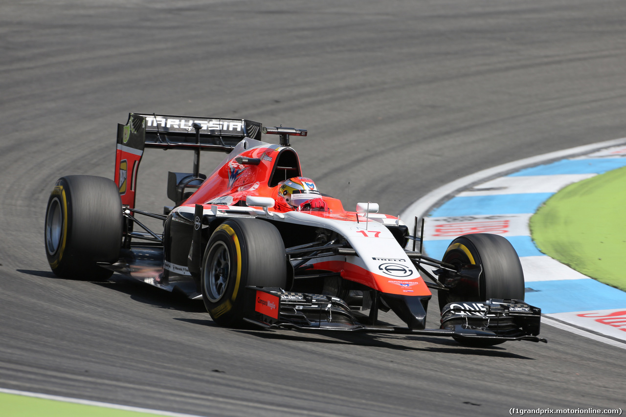 GP GERMANIA, 19.07.2014- Qualifiche, Jules Bianchi (FRA) Marussia F1 Team MR03