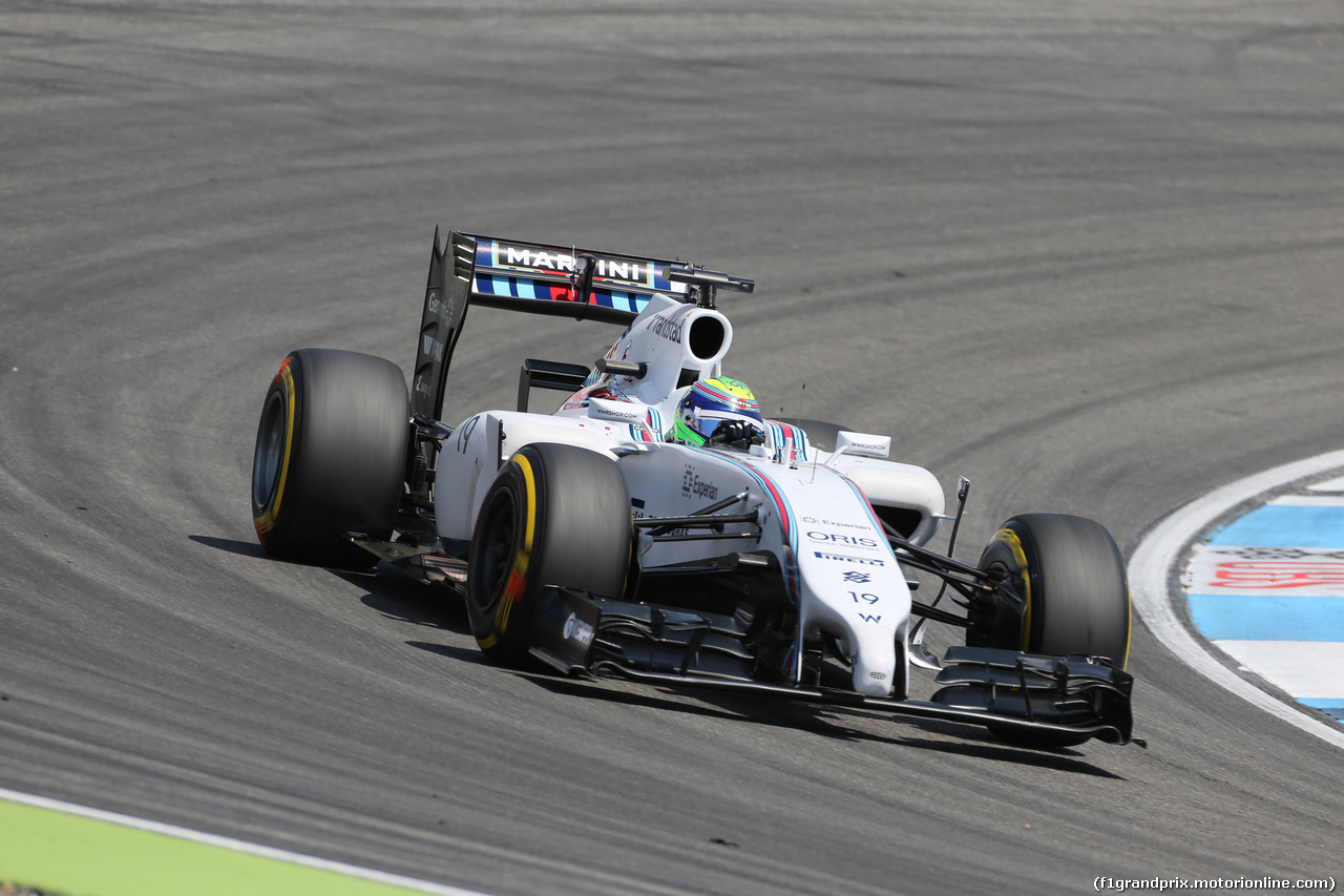 GP GERMANIA, 19.07.2014- Qualifiche, Felipe Massa (BRA) Williams F1 Team FW36