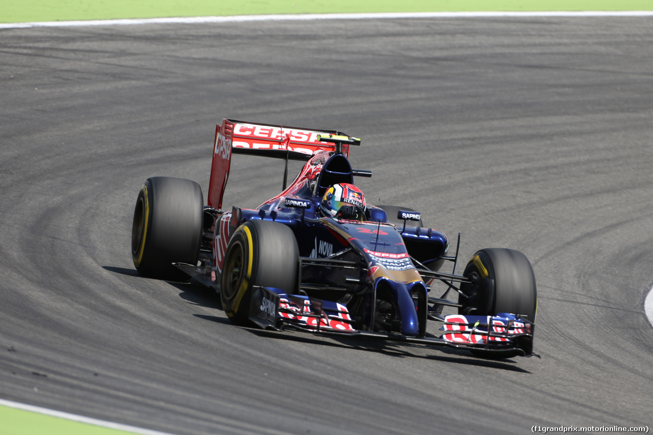 GP GERMANIA, 19.07.2014- Qualifiche, Daniil Kvyat (RUS) Scuderia Toro Rosso STR9