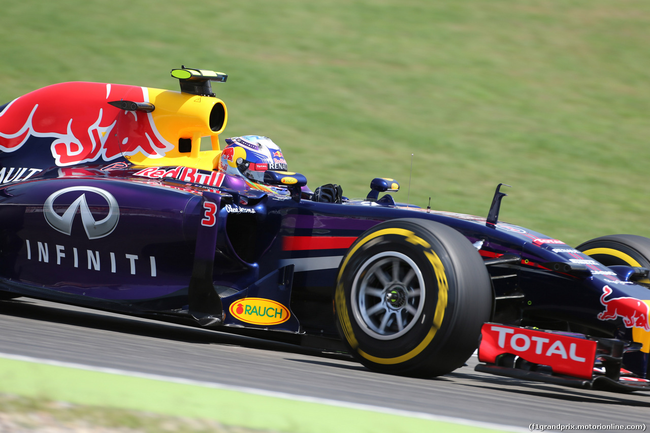 GP GERMANIA, 19.07.2014- Qualifiche, Daniel Ricciardo (AUS) Infiniti Red Bull Racing RB10