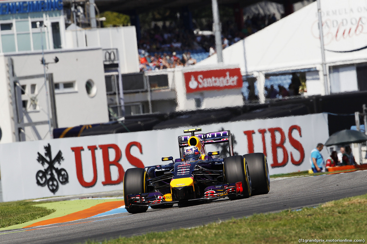 GP GERMANIA, Daniel Ricciardo (AUS) Red Bull Racing RB10.
19.07.2014. Formula 1 World Championship, Rd 10, German Grand Prix, Hockenheim, Germany, Qualifiche Day.