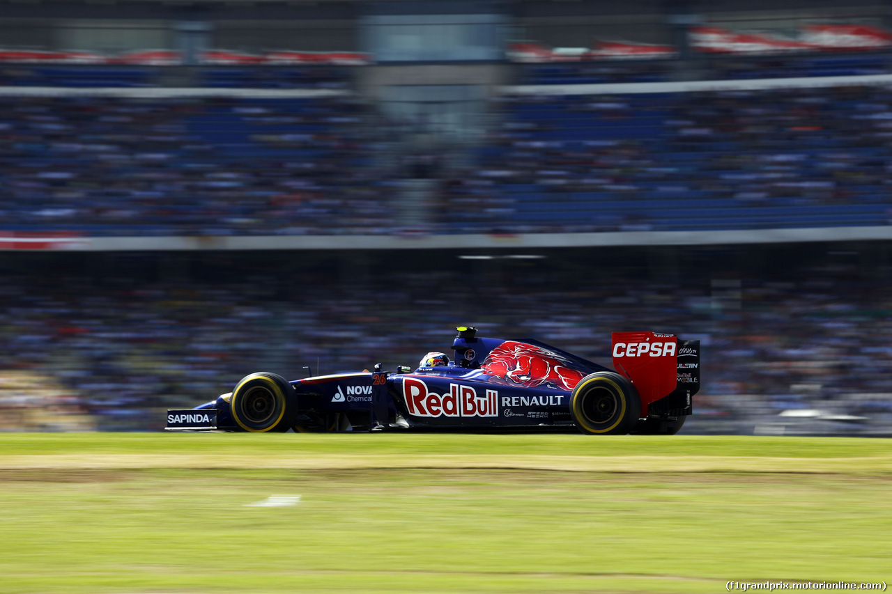 GP GERMANIA, Daniil Kvyat (RUS) Scuderia Toro Rosso STR9.
19.07.2014. Formula 1 World Championship, Rd 10, German Grand Prix, Hockenheim, Germany, Qualifiche Day.