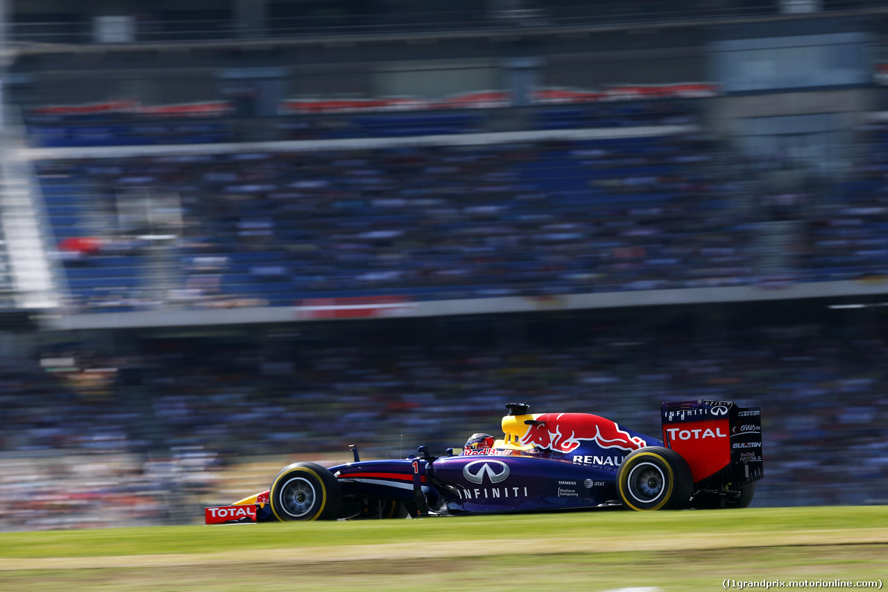 GP GERMANIA, Sebastian Vettel (GER) Red Bull Racing RB10.
19.07.2014. Formula 1 World Championship, Rd 10, German Grand Prix, Hockenheim, Germany, Qualifiche Day.