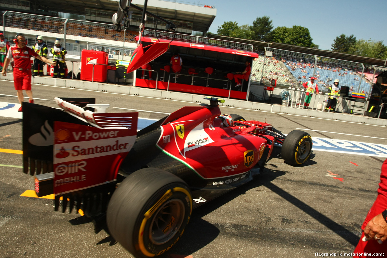 GP GERMANIA, 19.07.2014- Free practice 3, Kimi Raikkonen (FIN) Ferrari F14T
