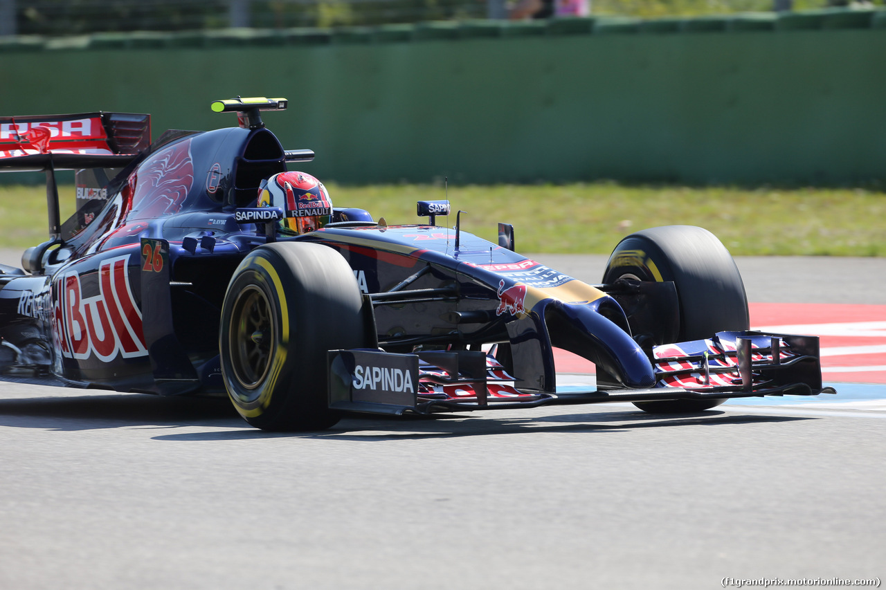 GP GERMANIA, 19.07.2014- Free practice 3, Daniil Kvyat (RUS) Scuderia Toro Rosso STR9