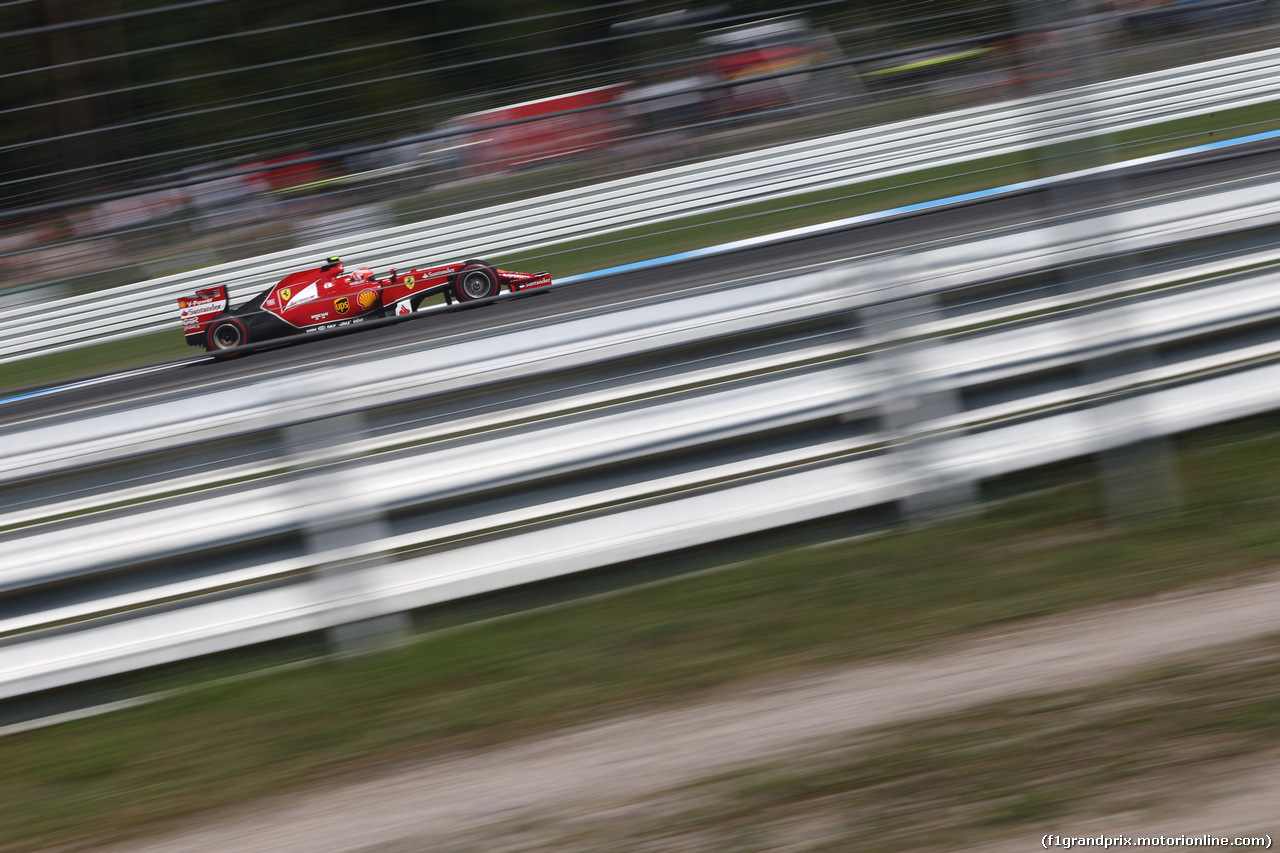 GP GERMANIA, 19.07.2014- Free practice 3, Kimi Raikkonen (FIN) Ferrari F14T