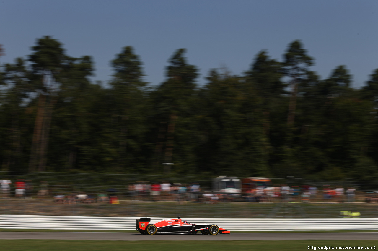 GP GERMANIA, 19.07.2014- Free practice 3, Jules Bianchi (FRA) Marussia F1 Team MR03