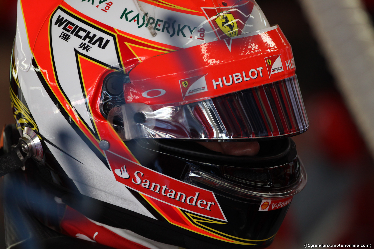 GP GERMANIA, 19.07.2014- Free practice 3, Kimi Raikkonen (FIN) Ferrari F14T
