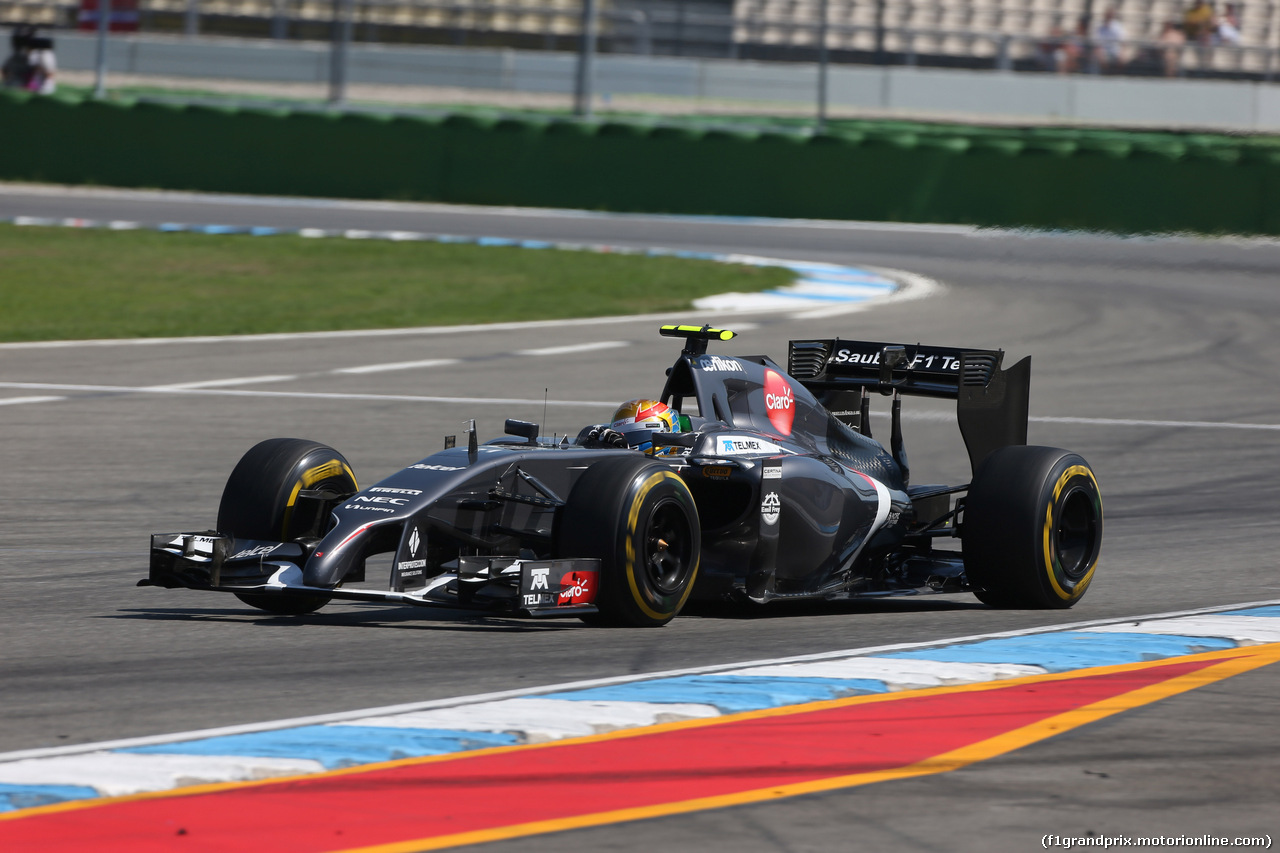 GP GERMANIA, 19.07.2014- Free practice 3, Esteban Gutierrez (MEX) Sauber F1 Team C33
