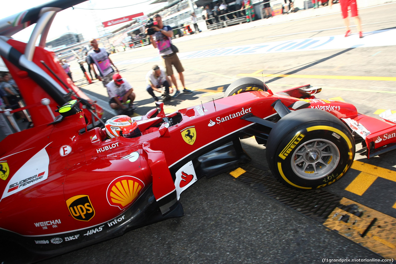 GP GERMANIA, 19.07.2014- Free practice 3, Kimi Raikkonen (FIN) Ferrari F14T