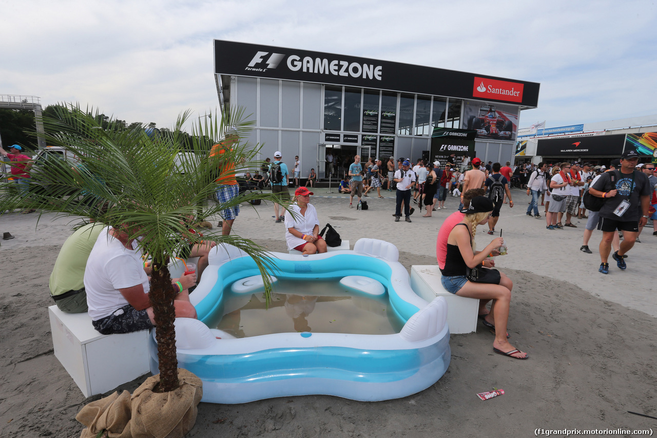 GP GERMANIA, 19.07.2014- Atmosphereof the fan village
