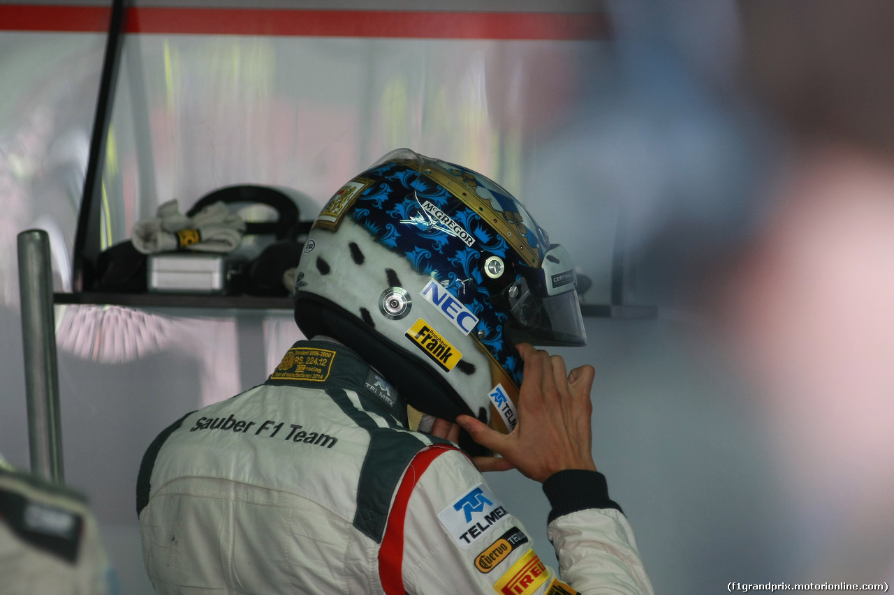 GP GERMANIA, 19.07.2014- Adrian Sutil (GER) Sauber F1 Team C33